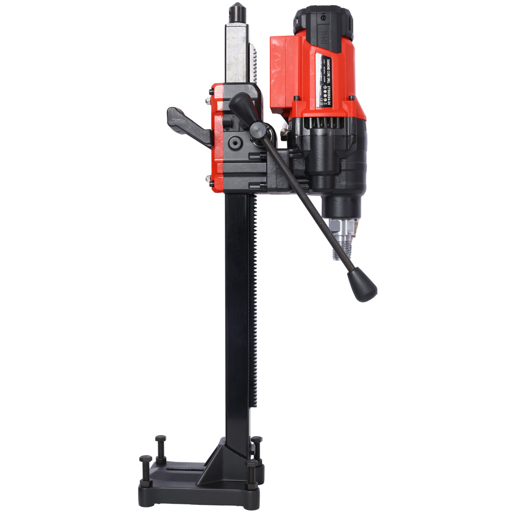 Diamond Core Drilling Machine, Wet&Dry Concrete Core Drill Rig with Stand, 700RPM Speed,9.4in Drilling Diameter for Concrete Brick Block Stone, 3200W