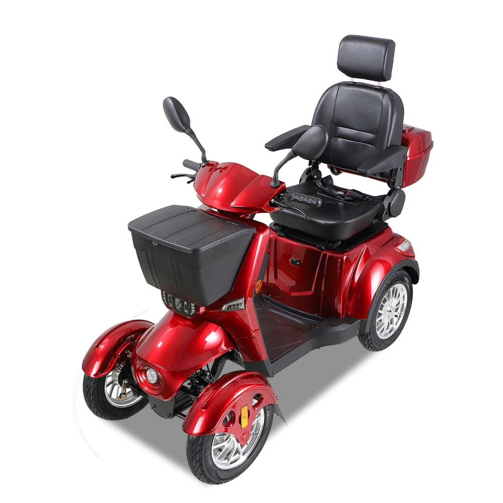 Mobility Scooters for Seniors  500lbs Capacity  800W All Terrain Electric Powered Mobility Cart   Heavy Duty Mobility Scooter