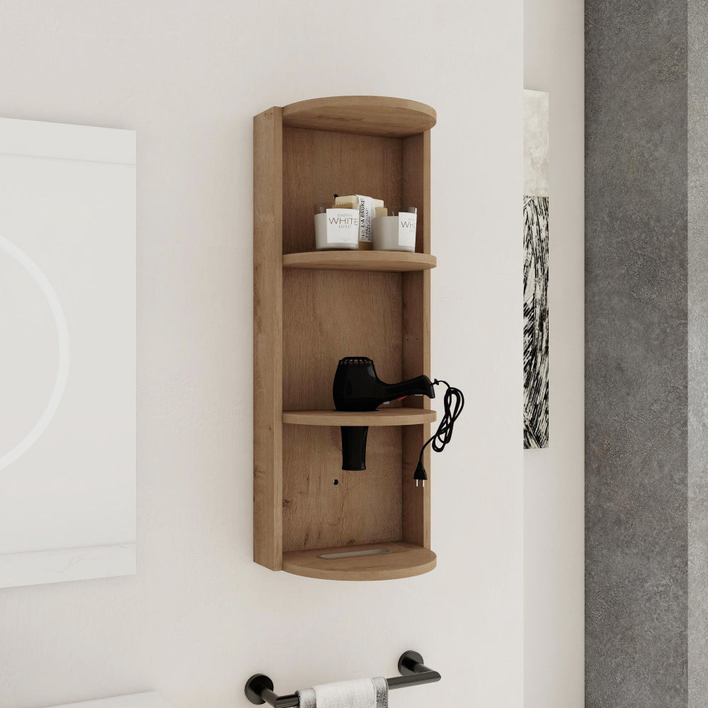 12" Bathroom Side Cabinet,Soft Close Doors,Float Mounting Design,(KD-Packing)