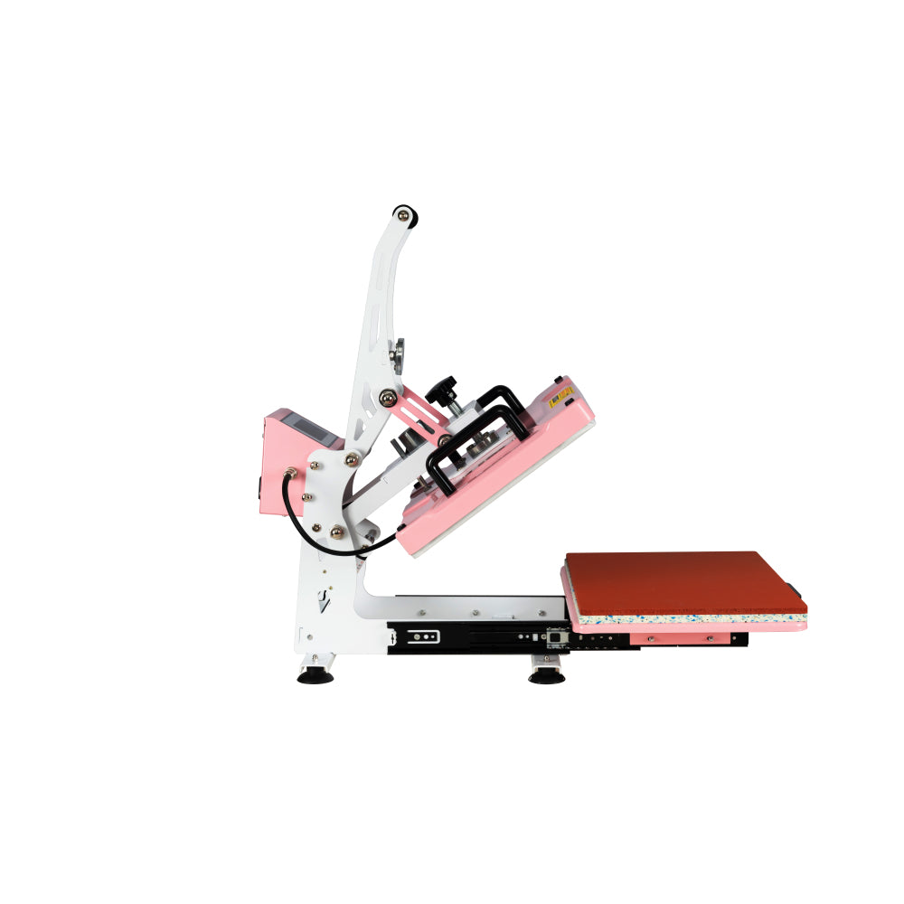 12x15 Semi-automatic Heat Press Machine With Auto Open and Slide-out base