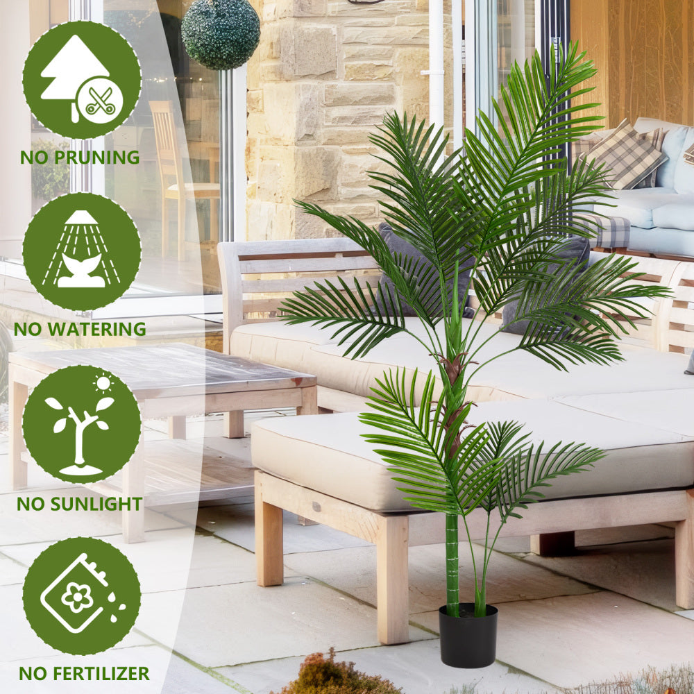 Indoor leaf simulation 160CM single rod loose tail sunflower 11 leaf pot traveler simulated artificial plant new high-end market 1pcs/set