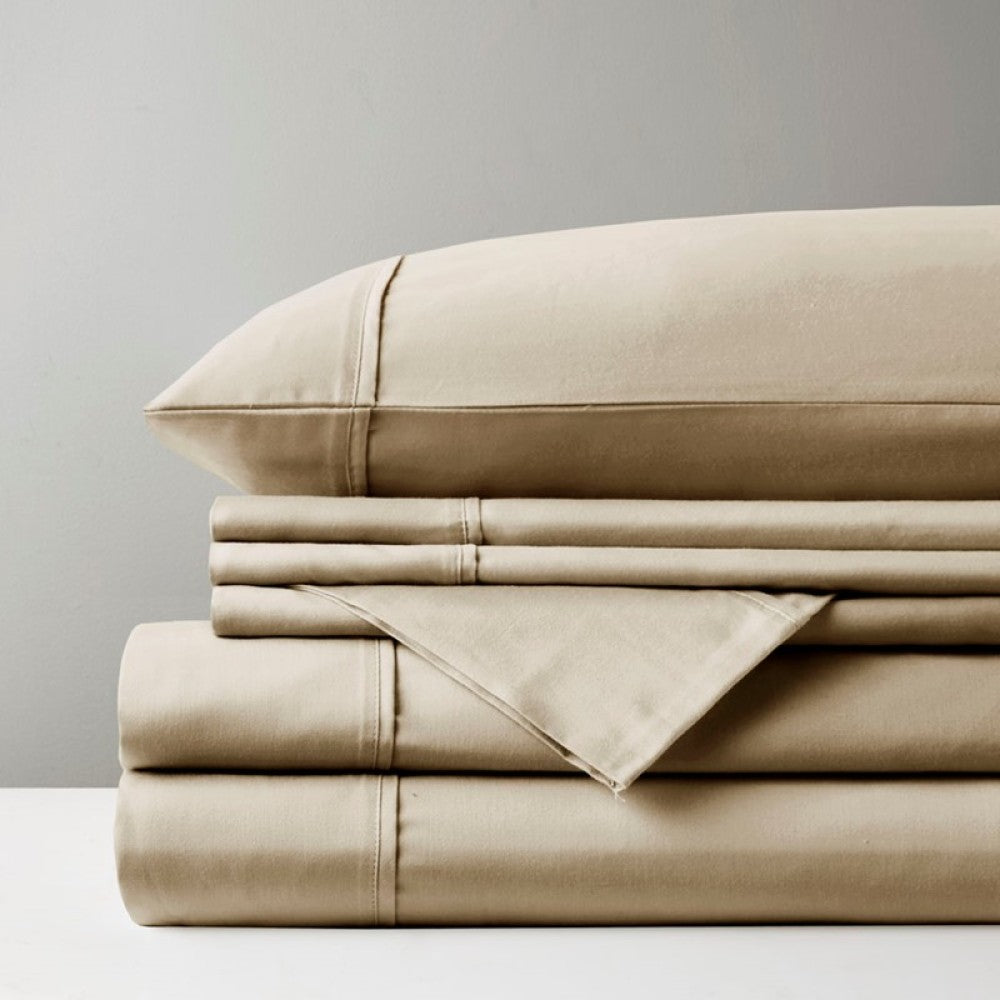 Cotton Blend Sateen Sheet Set