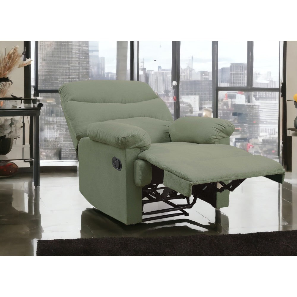 Arcadia Beige Microfiber Motion Recliner