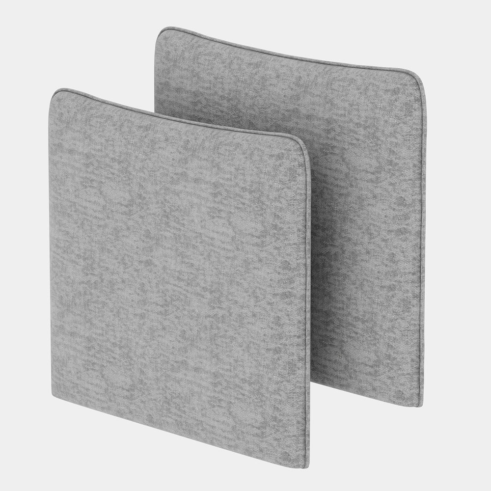Armless Seat for Modular Sectional Sofa, Convertible Sofa Seat With Storage, Sleeper Sectional Sofa Set, Fabric Flexible Modular Combinations for Living Room(2PCS)