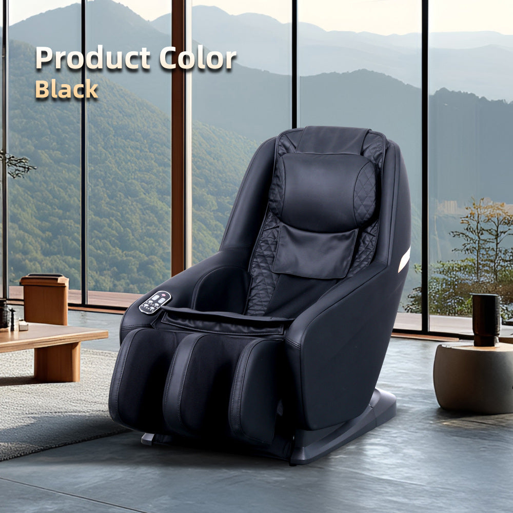 black massage chair
