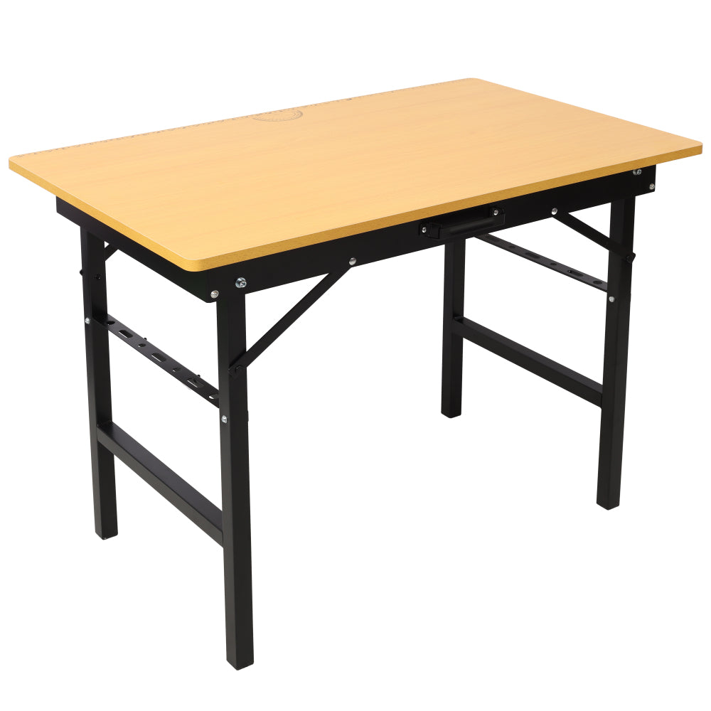 Portable Folding Work Table with Measuring Tape and Angle Finder,Portable Folding Workbench,Workshop Tool Bench,With Handle
