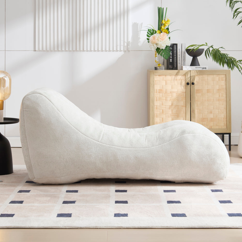 Creative bean bag sofa chair for adults  filled  with high-quality sponge that is plump and elastic fitting the curves of the human body and providing gentle support to the body in all as