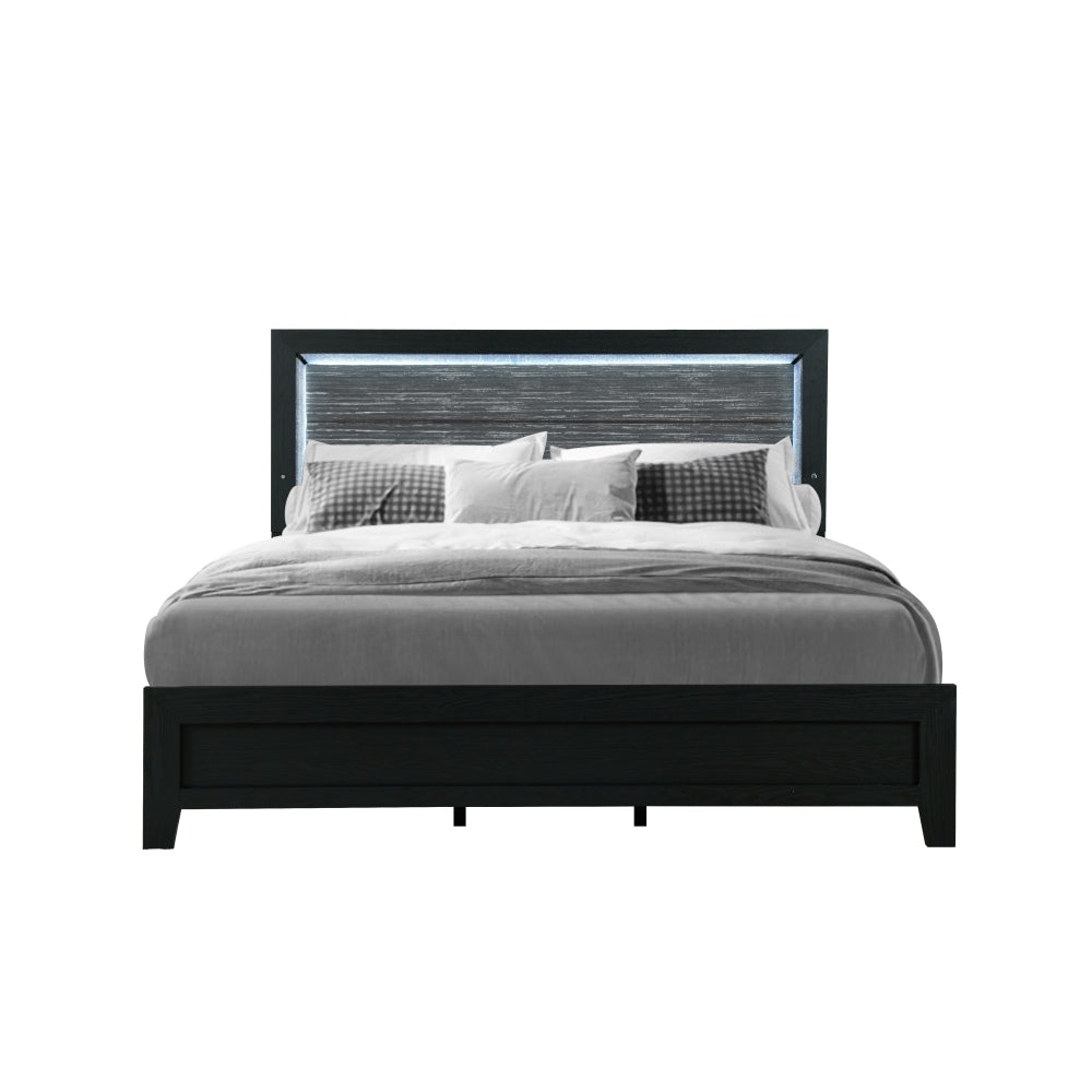 CARLOS BLACK 5PC QUEEN BEDROOM SET