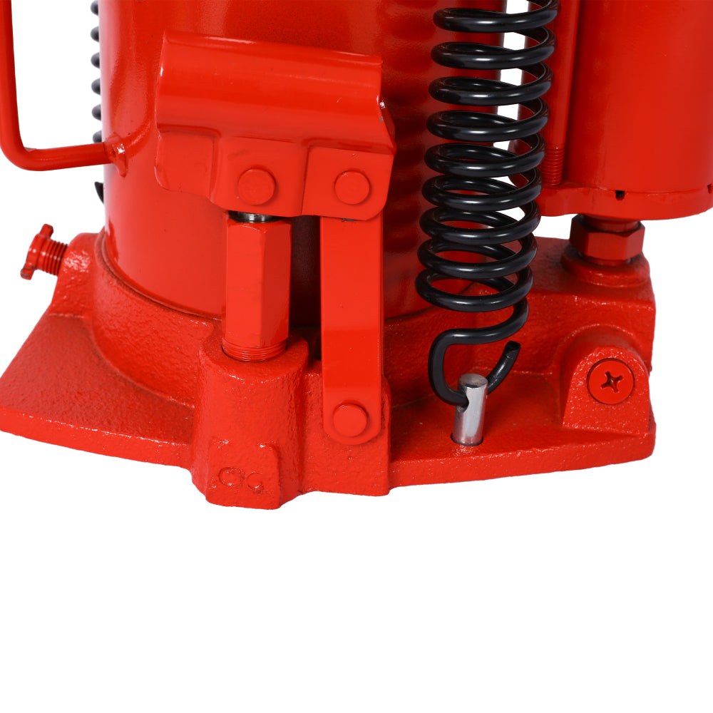 Air Hydraulic Bottle Jack, 32 Ton/70550LBS LBS All Welded Bottle Jack, 10-16.3 inch Lifting Range, Manual Handle and Air Pump, for Car, Pickup, Truck, RV, Auto Repair, Industrial Engineering ,Red