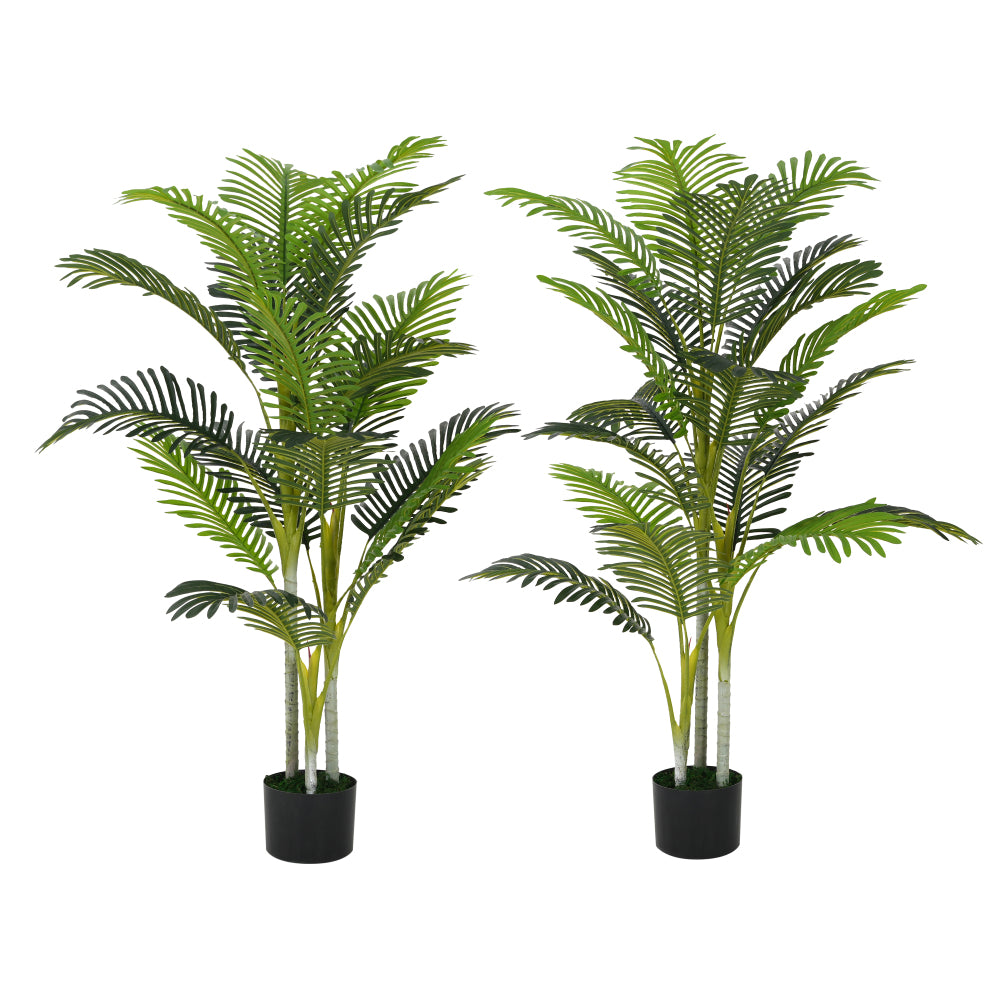 61" Artificial Palm Tree With Pot, Set of 2