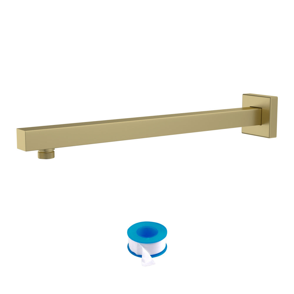 8" Ceiling Mounted Shower Arm with Flange, Brushed Nickel
