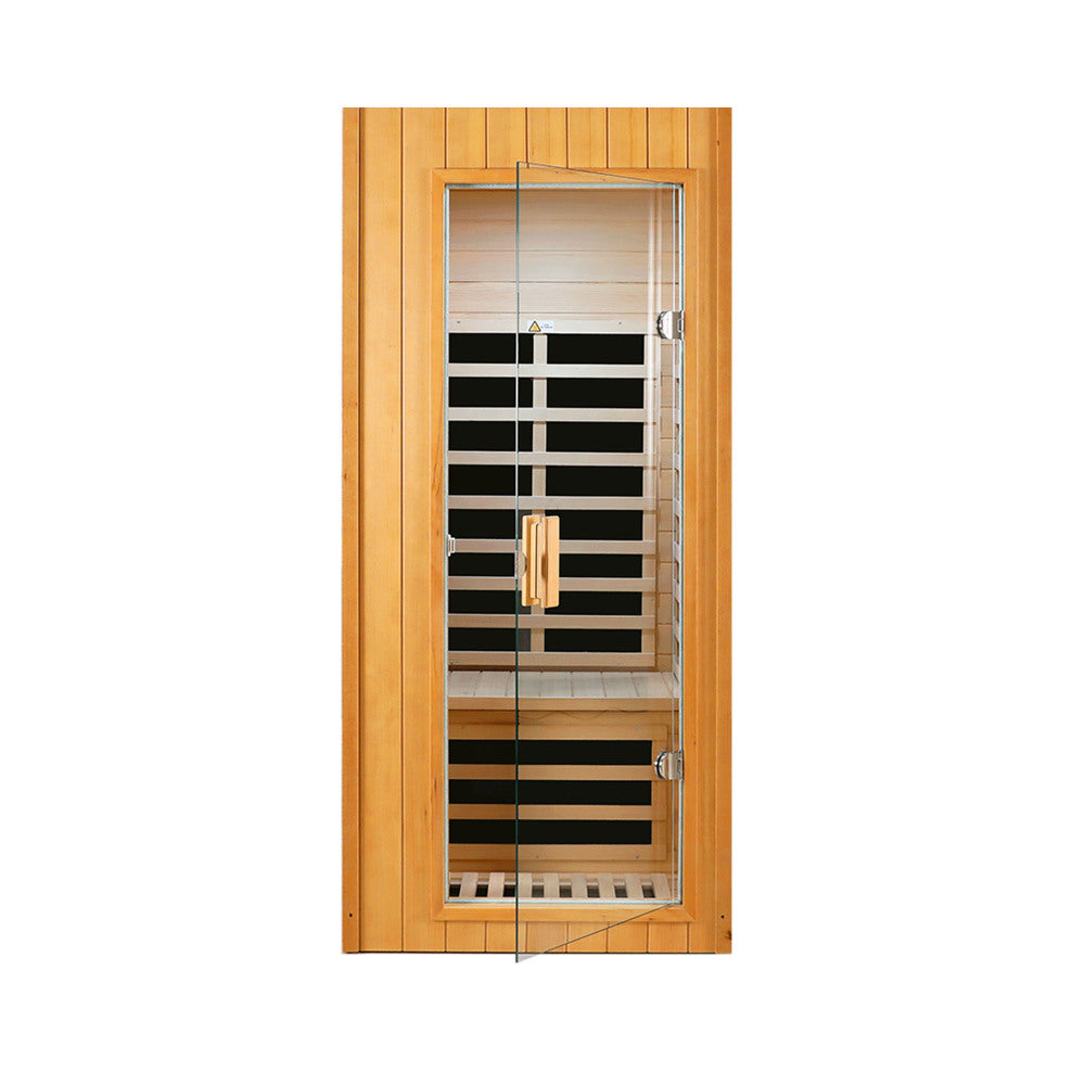 Hemlock One-person far infrared roof embedded indoor sauna room
