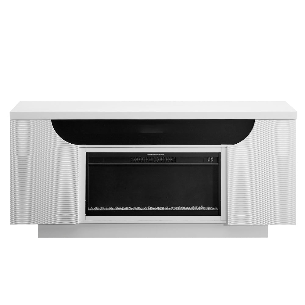 Almera Dark Grey 72 Inch Fireplace