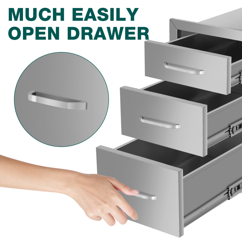 18"x23"x23" Drawer cabinets for outdoor kitchens or courtyards