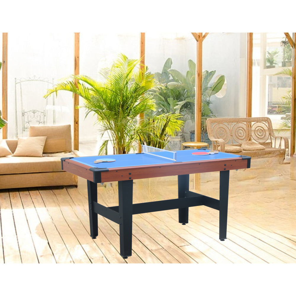 48″ 3-in-1 Multi Game Table - Combo Game Table Set - Billiards/Pool, Glide Hockey and Table Tennis for Home, Game Room, Friends and Family!