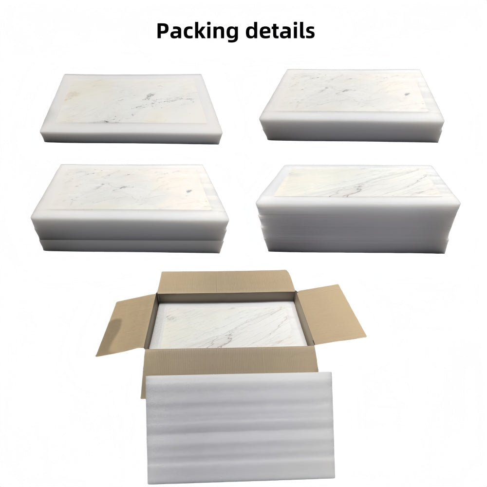 12*24 White marble, natural marble, for wall and floor, polished marble tile, natural stone, genuine marble, real marble, 1 box 4 pcs