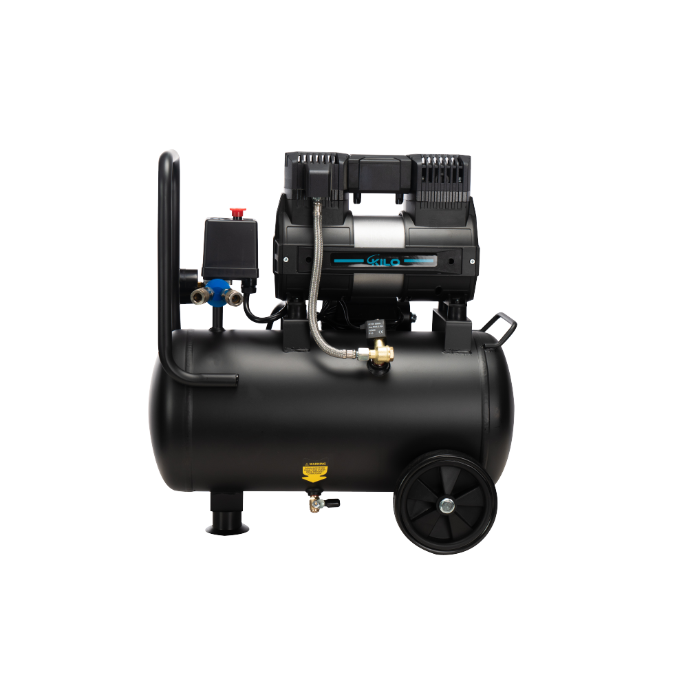 6.3 Gallon Oil Free Air Compressor, 1.0HP, Max.100 PSI Pressure, 60dB Ultra Quiet Compressor for Auto Repair, Tire Inflation, Spray Painting, Woodwork Nailing