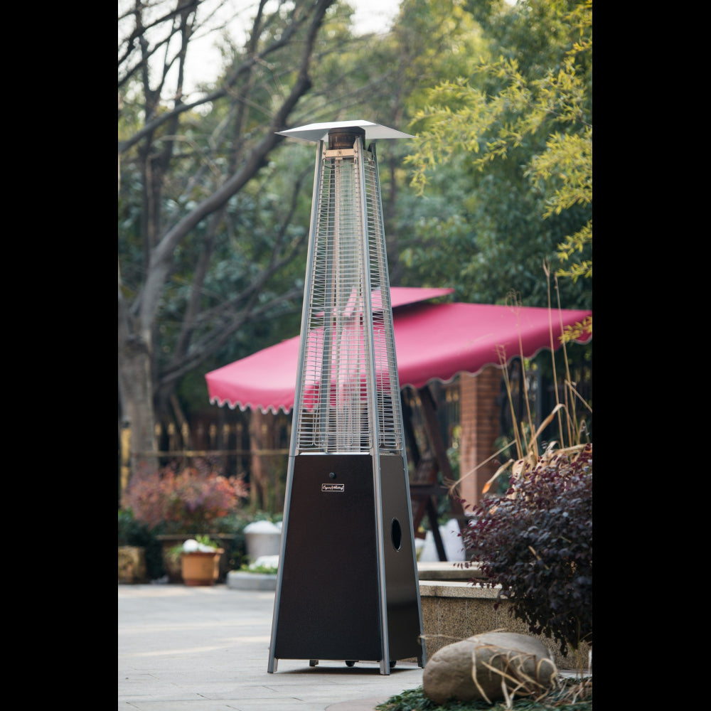 Quartz Glass Tube Patio Heater, Visual Flame Heater, 40000BTU