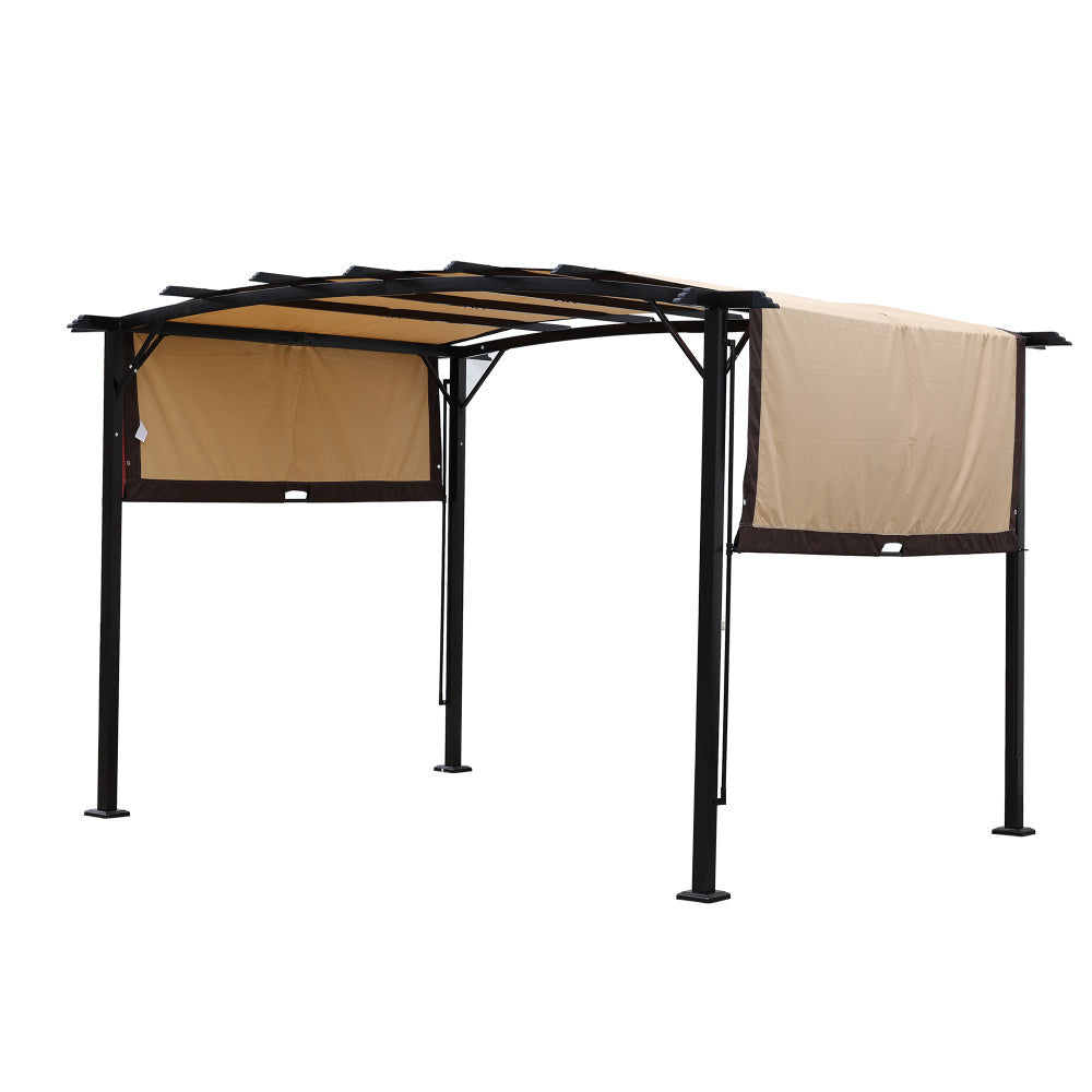 Universal Canopy Cover Replacement for 12x9 Ft Curved Outdoor Pergola Structure