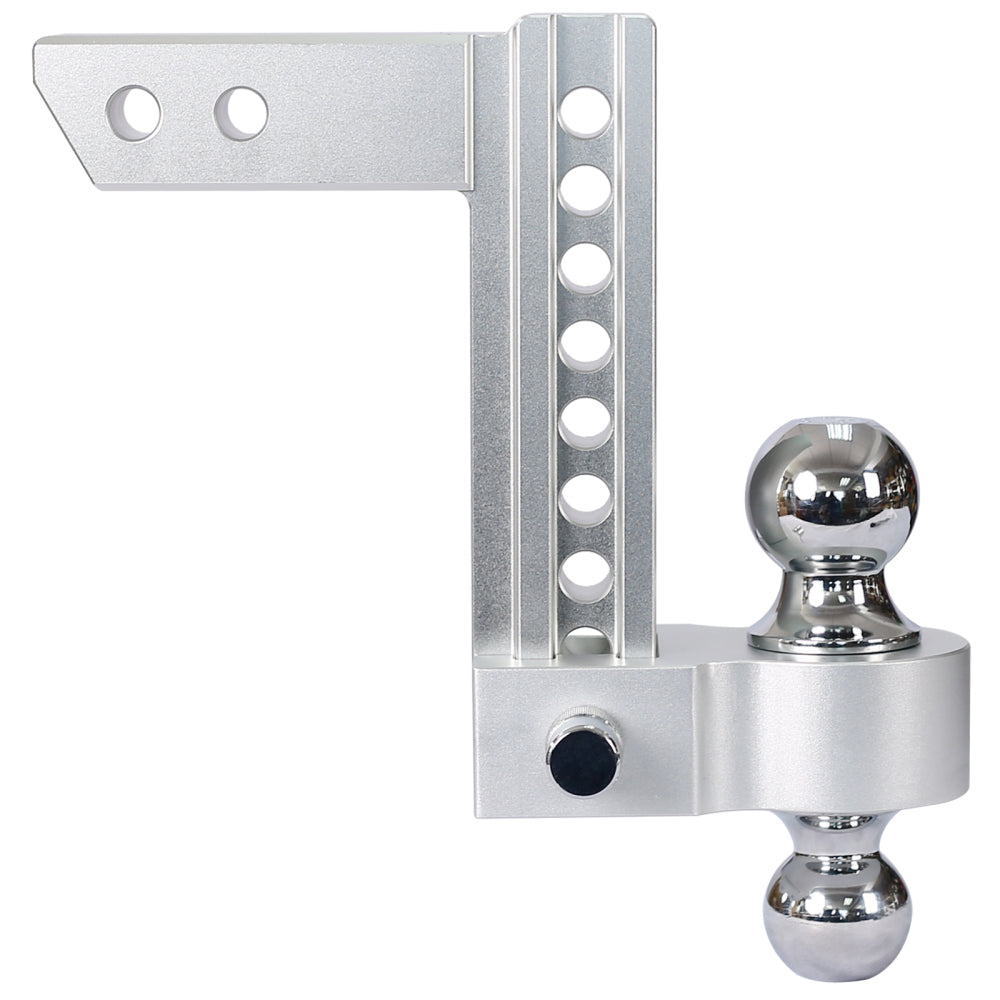 Alu Adjustable Trailer Drop Hitch,2inch receiver,8 inch adjustable