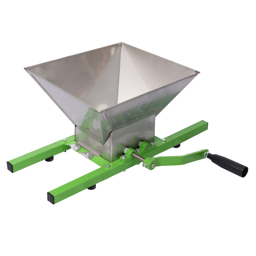 Fruit Wine Press and Crusher,100% Nature Apple&Grape&Berries Crusher Manual Juice Maker for Kitchen