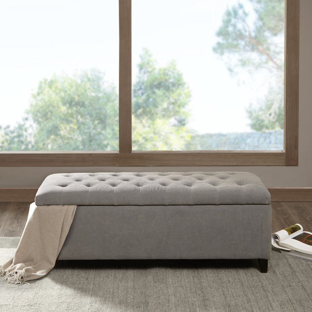 Tufted Top Soft Close Storage Bench