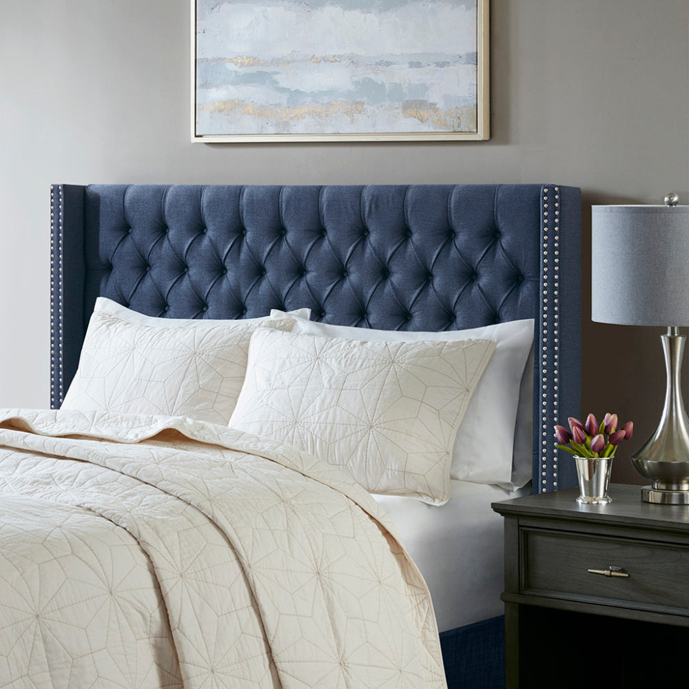 Upholstery Headboard Cream Queen