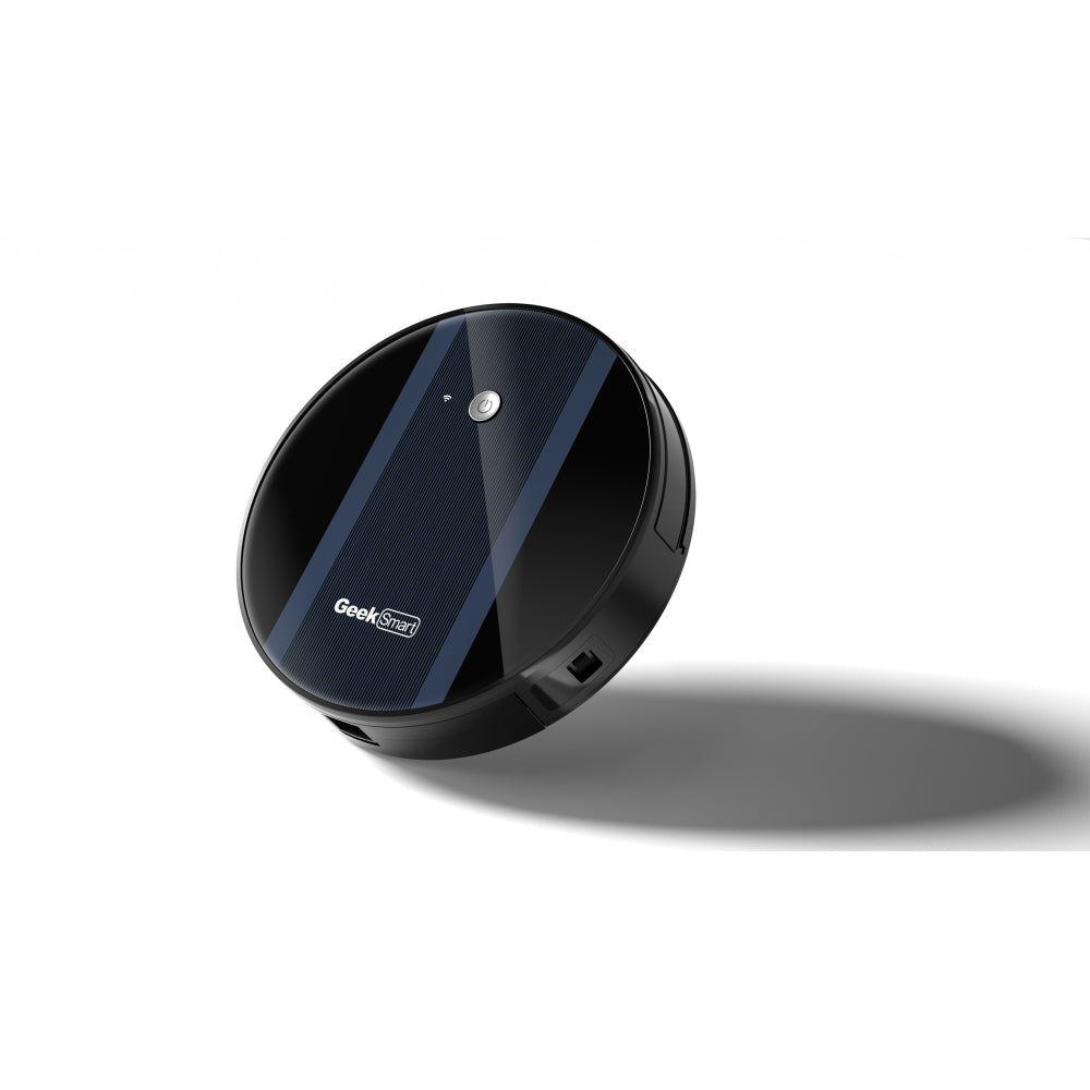 Geek Smart Robot Vacuum Cleaner G6, Ultra-Thin, 1800Pa Strong Suction, Automatic Self-Charging, Wi-Fi Connectivity, App Control, Custom Cleaning, 100mins Run Time(Ban on Amazon)