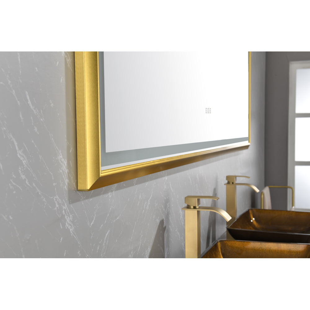 96in. W x 48 in. H  LED Lighted Bathroom Wall Mounted Mirror with High Lumen+Anti-Fog Separately Control

bedroom full-length mirror  bathroom led mirror  hair salon mirror