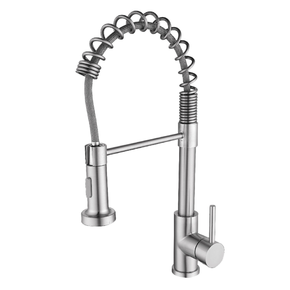 Single Handle Pull Down Sprayer Kitchen Sink Faucet
