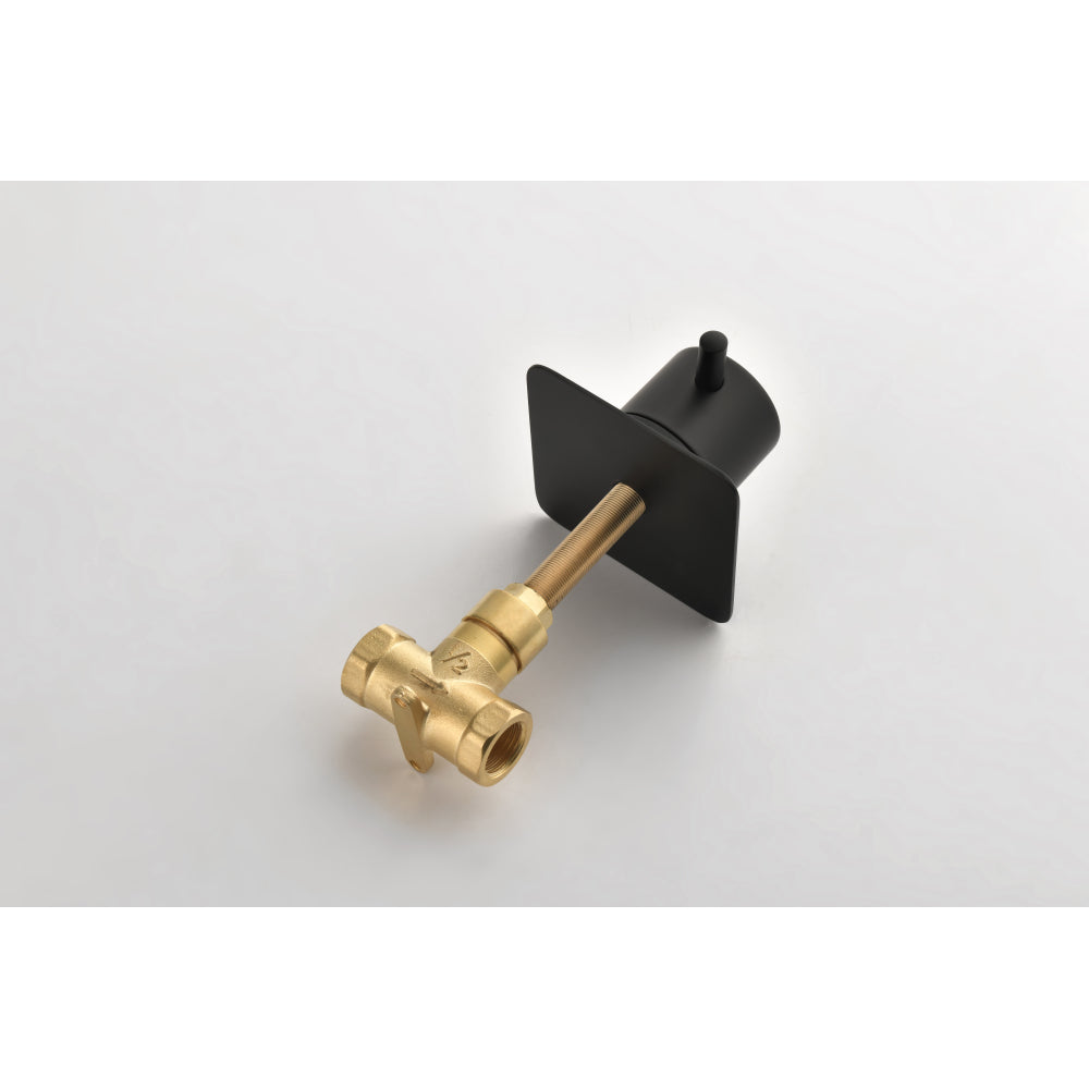 3/4" cast metal volume control valve Master Shower Volume Control adjustable Brass Handle Valve Body 3 Piece
