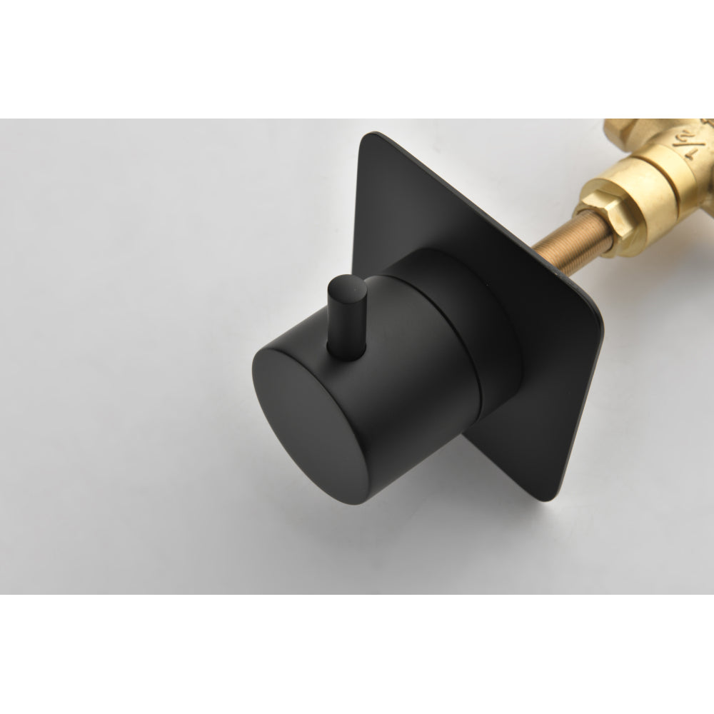 3/4" Cast Metal Volume Control Valve -2Piece Extra High Flow Master Shower Volume Control Adjustable brass handle valve body,