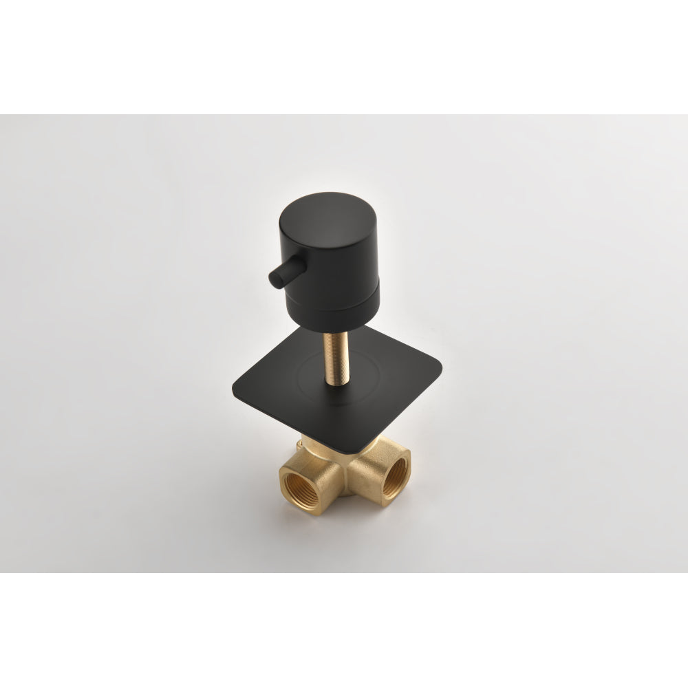 3/4" Cast Metal Volume Control Valve -2Piece Extra High Flow Master Shower Volume Control Adjustable brass handle valve body,
