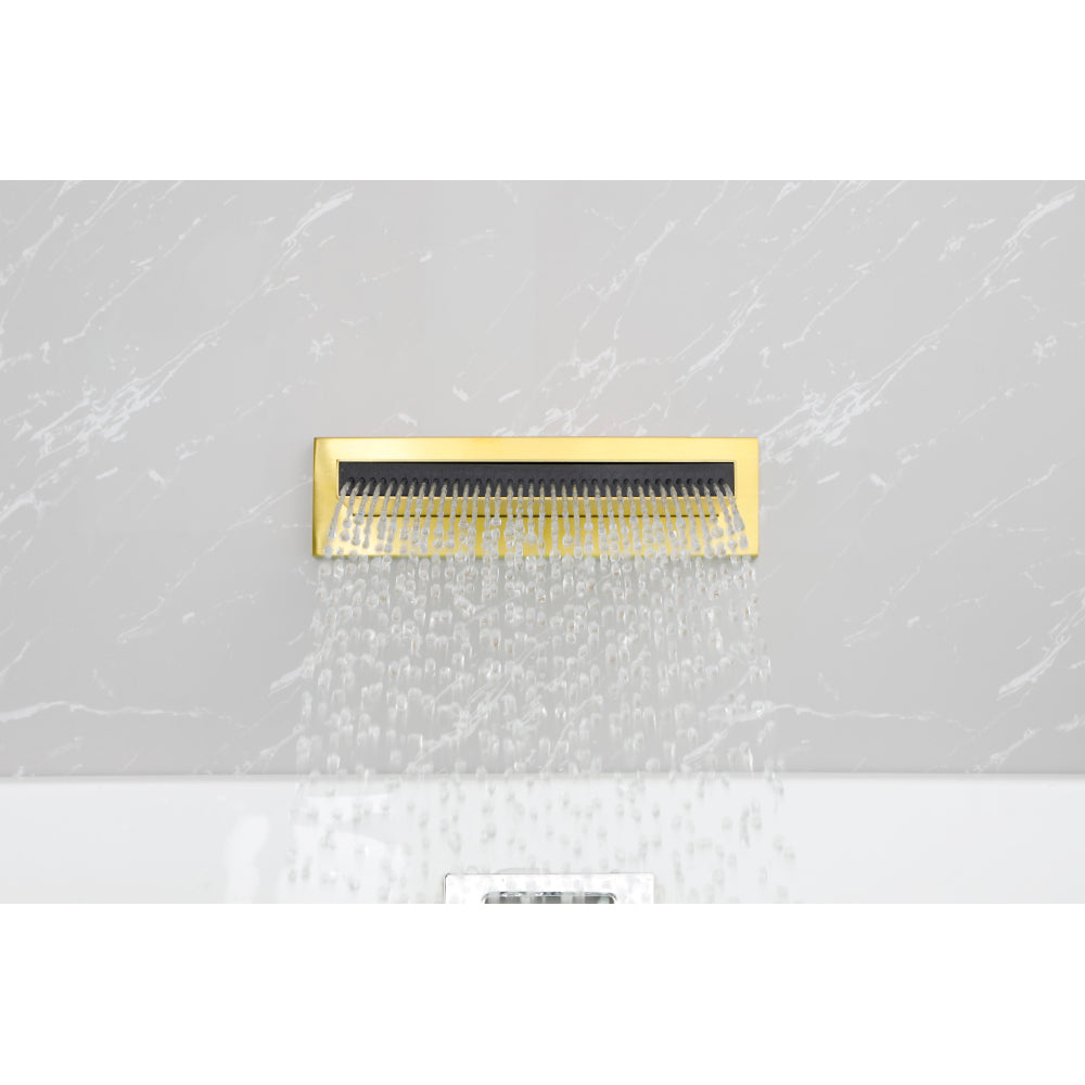 SHOWER Waterfall Waterfall Tub Faucet Wall Mount Tub Filler Spout For Bathroom sink Multiple Uses High Flow Bathtub shower Cascade Waterfall