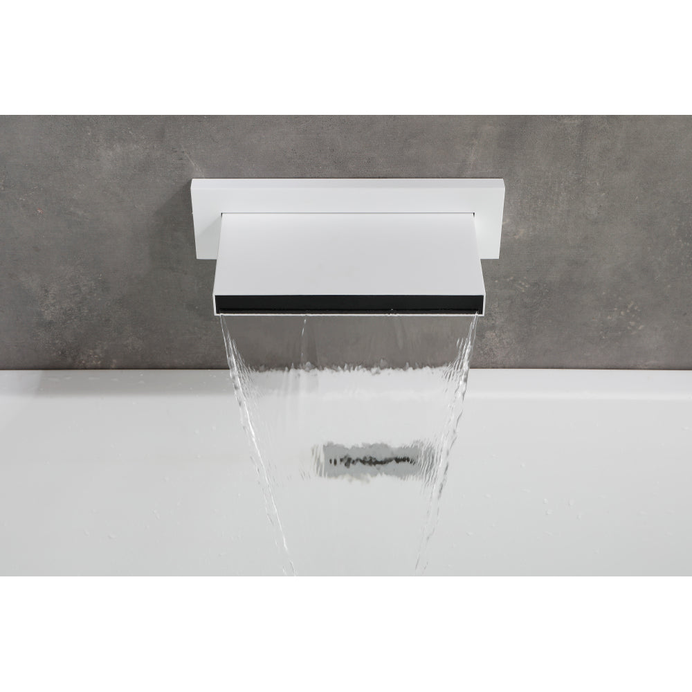 SHOWER Waterfall Waterfall Tub Faucet Wall Mount Tub Filler Spout For Bathroom sink  Multiple Uses High Flow Bathtub shower Cascade Waterfall