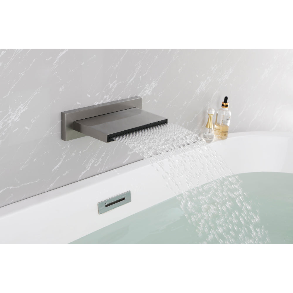 SHOWER Waterfall Waterfall Tub Faucet Wall Mount Tub Filler Spout For Bathroom sink  Multiple Uses High Flow Bathtub shower Cascade Waterfall