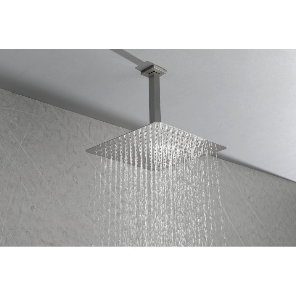 Rain Shower Head  High Pressure Rainfall Showerhead Water Saving