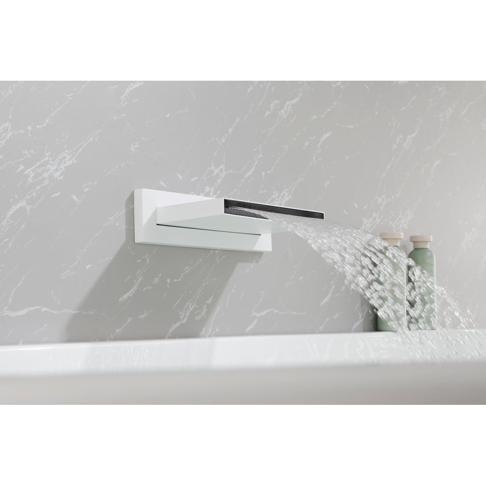 SHOWER Waterfall Waterfall Tub Faucet Wall Mount Tub Filler Spout For Bathroom sink Multiple Uses High Flow Bathtub shower Cascade Waterfall