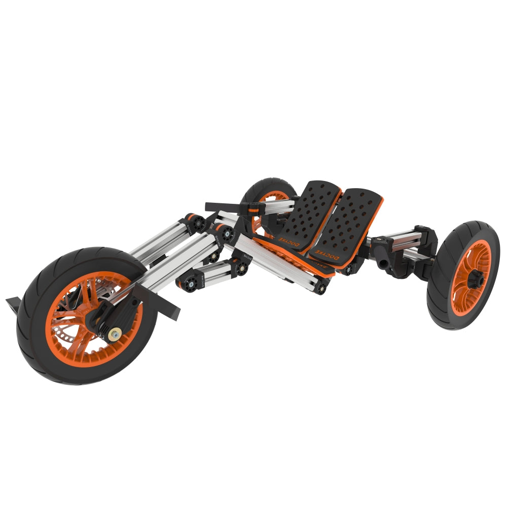 Modular design High-strength material electric innovation kart, more than 20 kinds of assembly methods, suitable for outdoor sports, parent-child interaction