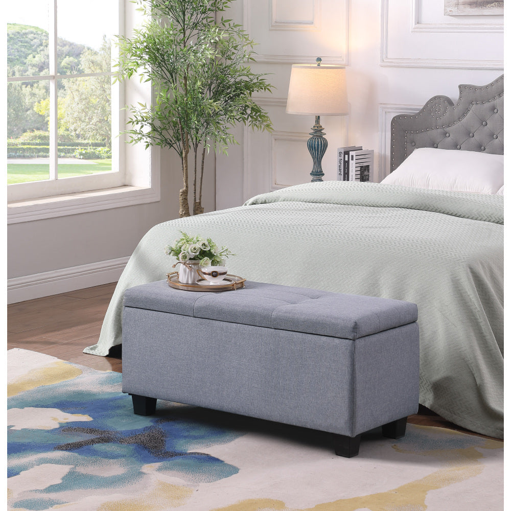 [VIDEO] Large Storage Ottoman Bench Set, 3 in 1 Combination Ottoman, Tufted Ottoman Linen Bench for Living Room, Entryway, Hallway, Bedroom Support 250lbs