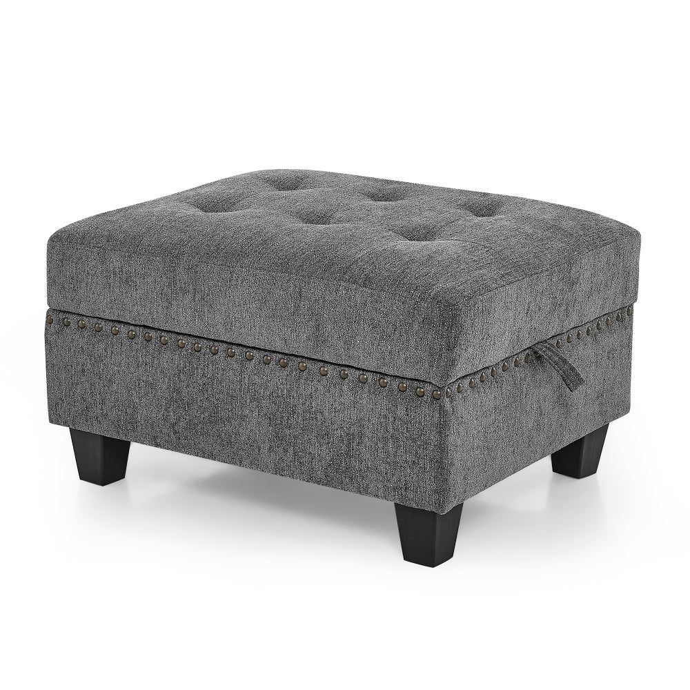 Corner Sofa for Modular Sectional,Grey Chenille (31.5"x31.5"x36.5")
