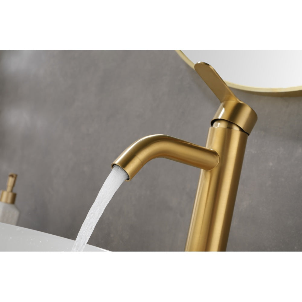 Bathroom Sink Faucet Single Hole Single Handle Bathroom Faucet Vanity Faucet Modern RV Faucet Deck Mount 1 Hole or 3 Holes