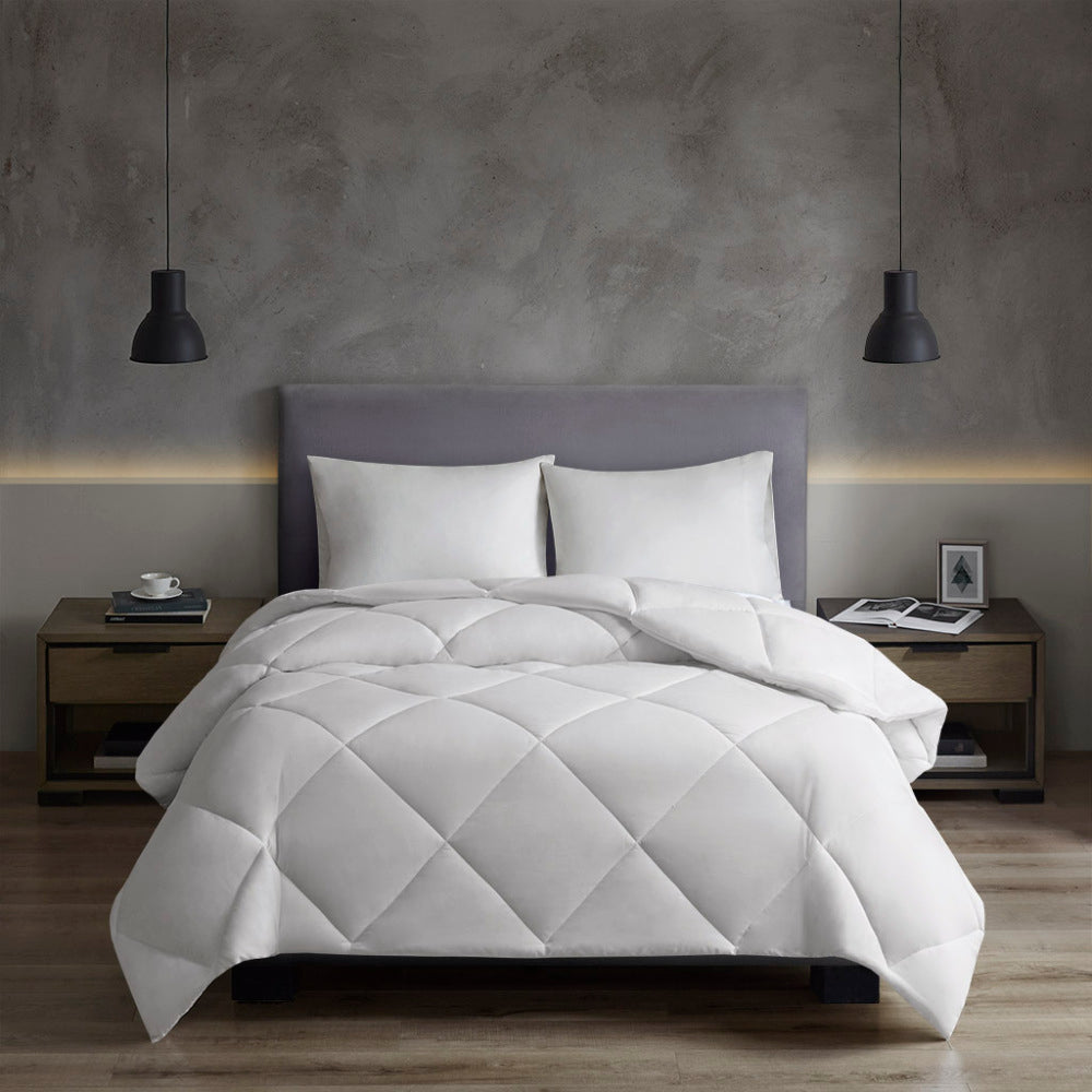 Oversized Down Alt Comforter with HeiQ Smart Temp Treatment White Twin/Twin XL