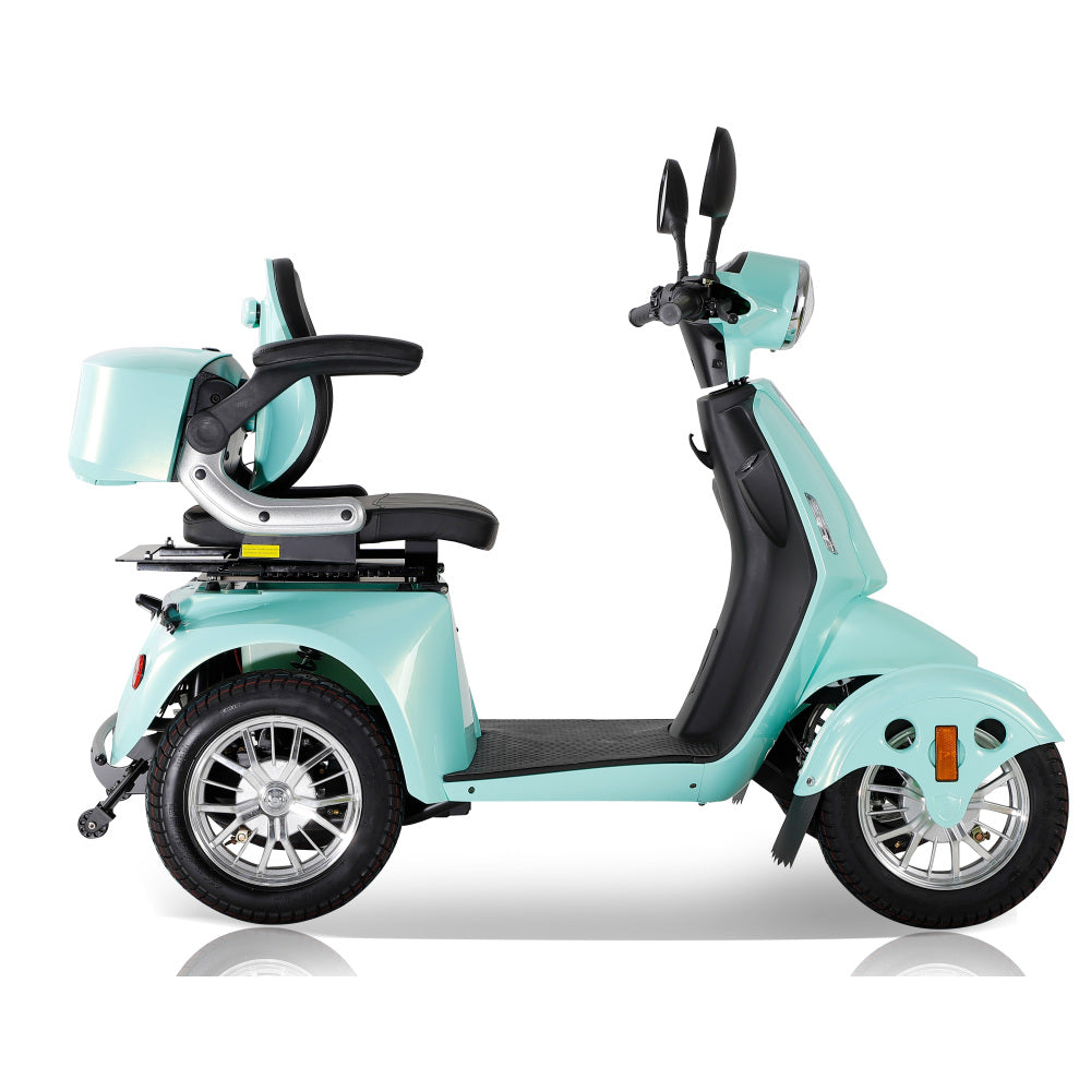 Fastest Mobility Scooter With Four Wheels For Adults & Seniors, Red 800W