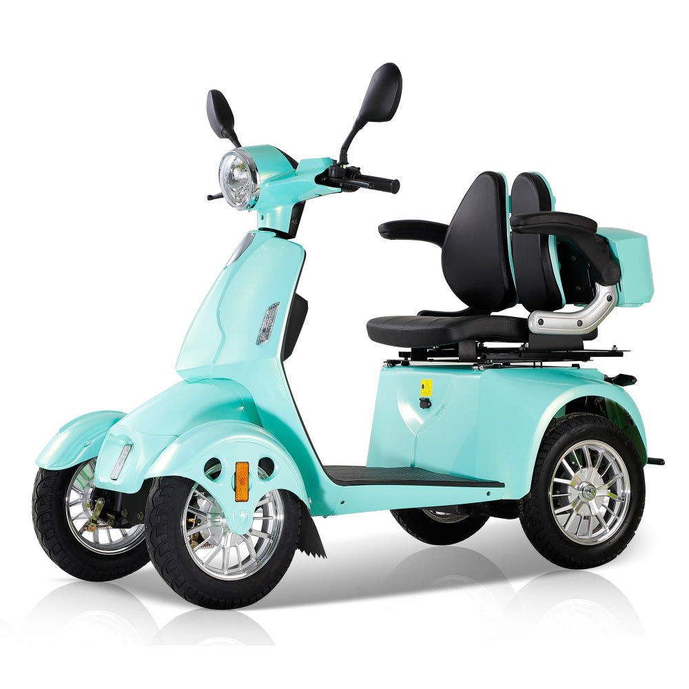 Fastest Mobility Scooter With Four Wheels For Adults & Seniors, Red 800W