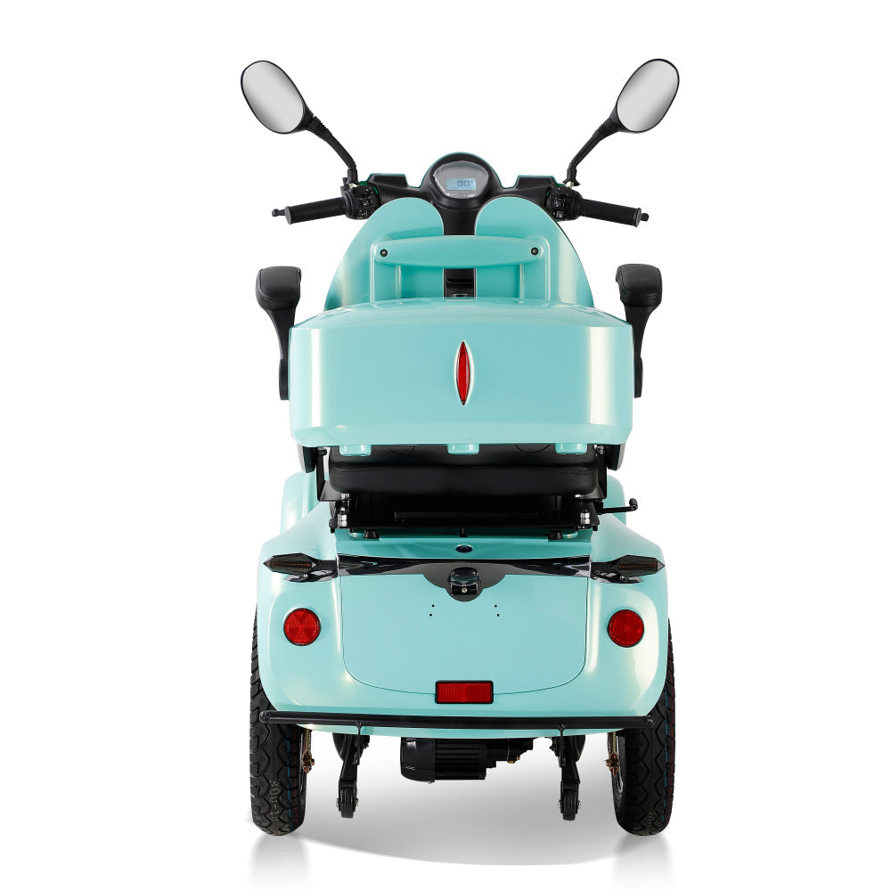 Fastest Mobility Scooter With Four Wheels For Adults & Seniors, Red 800W