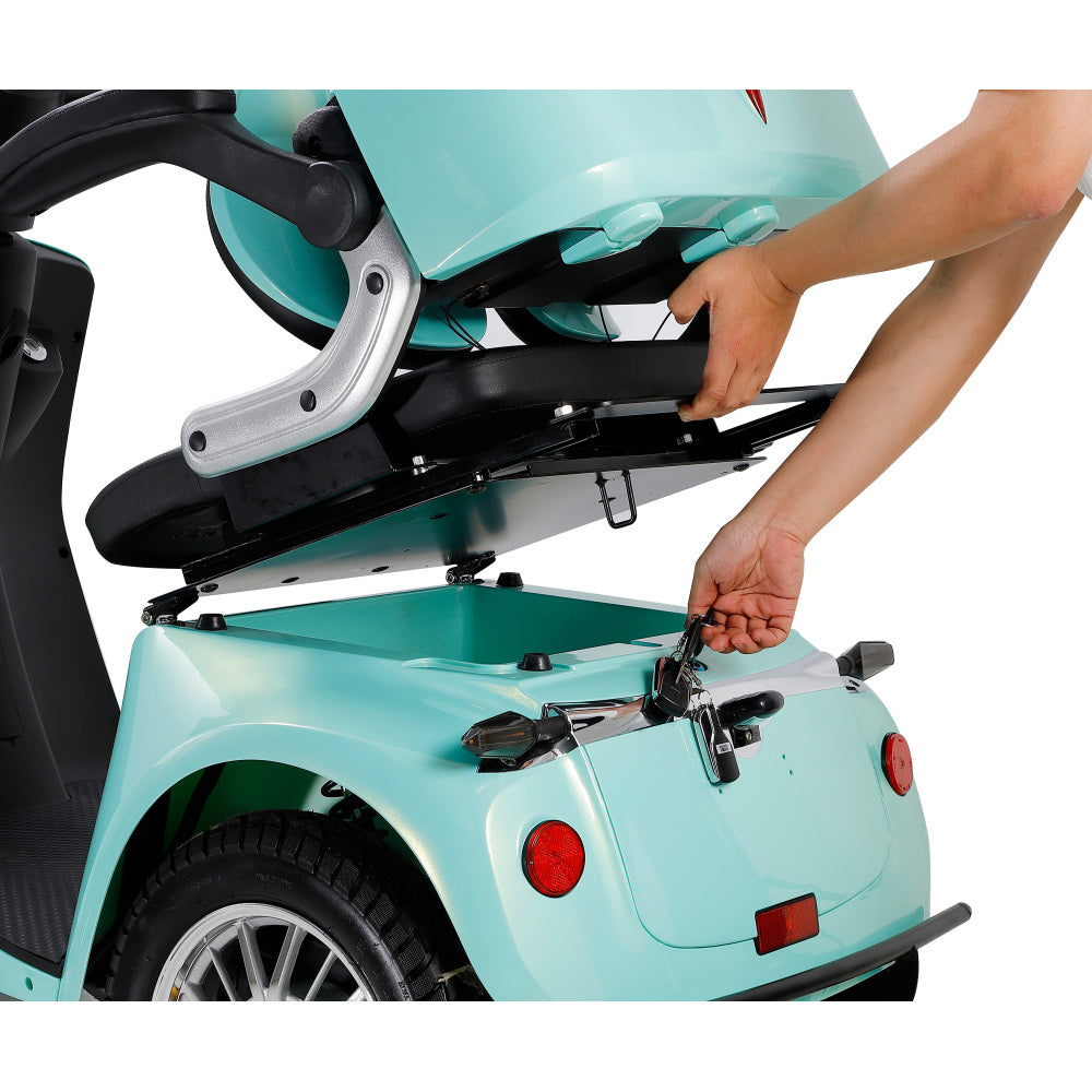 Fastest Mobility Scooter With Four Wheels For Adults & Seniors, Red 800W