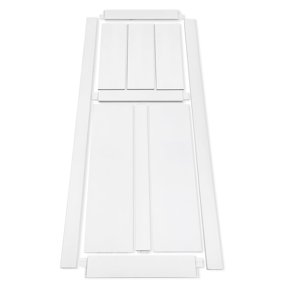 CRAZY ELF 28" x 84" "T" Style Real Primed Door Slab, DIY Panel Door, Modern Interior Barn Door, Water-proof, Anti-deformation, Pre-Drilled Ready to Assemble, Suitable for Pre-hung Door and Barn Door