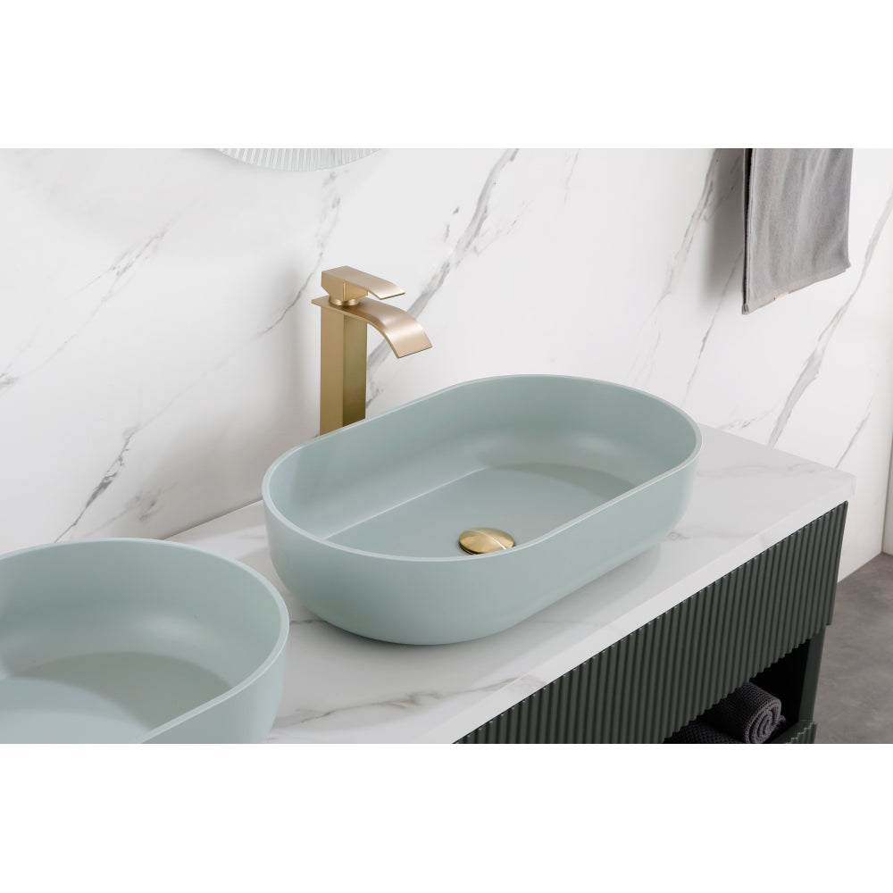 Modern Oval 24"x14"   Above  Bathroom Vessel Sink, Bathroom Sink for Lavatory Vanity Cabinet
