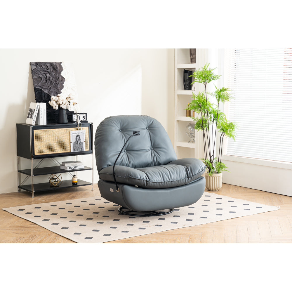 Power Recliner Swivel Glider USB Charger With Bluetooth Music Player Different Function Sleep Working Game and Leisure Model